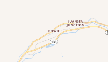 Bowie, Colorado map