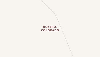 Boyero, Colorado map
