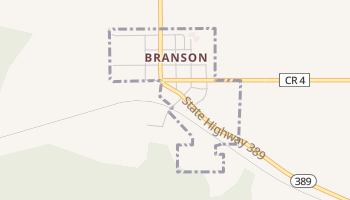 Branson, Colorado map