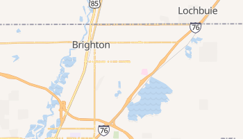 Brighton, Colorado map