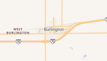 Burlington, Colorado map