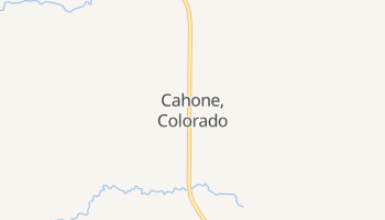 Cahone, Colorado map