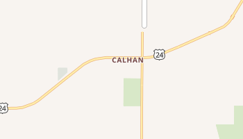 Calhan, Colorado map