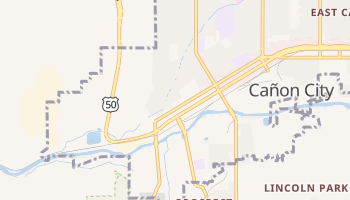 Canon City, Colorado map
