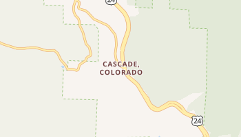 Cascade, Colorado map