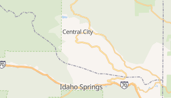 Central City, Colorado map