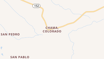Chama, Colorado map