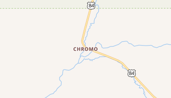 Chromo, Colorado map