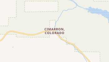 Cimarron, Colorado map