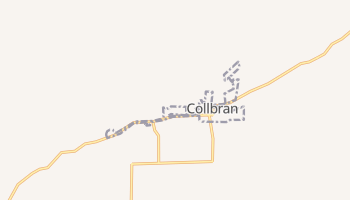 Collbran, Colorado map