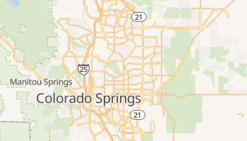 Colorado Springs, Colorado map