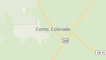 Como, Colorado map