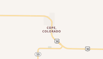 Cope, Colorado map
