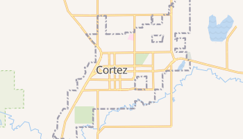 Cortez, Colorado map
