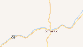 Cotopaxi, Colorado map