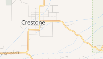 Crestone, Colorado map