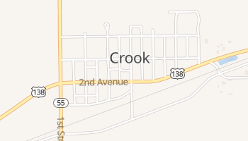 Crook, Colorado map