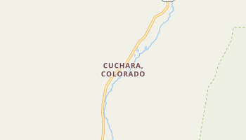 Cuchara, Colorado map