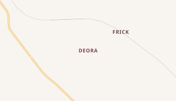 Deora, Colorado map
