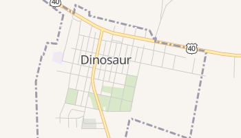 Dinosaur, Colorado map