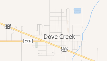 Dove Creek, Colorado map