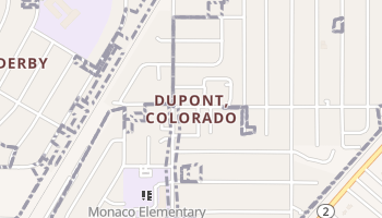 Dupont, Colorado map