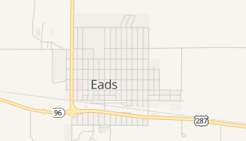 Eads, Colorado map