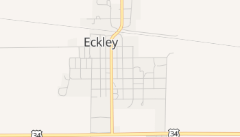 Eckley, Colorado map