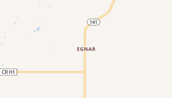 Egnar, Colorado map