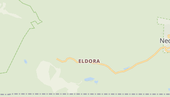 Eldora, Colorado map