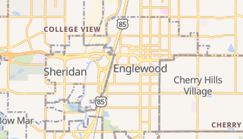Englewood, Colorado map