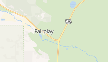 Fairplay, Colorado map