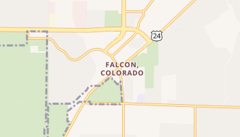 Falcon, Colorado map