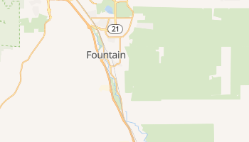 Fountain, Colorado map