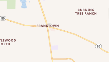 Franktown, Colorado map