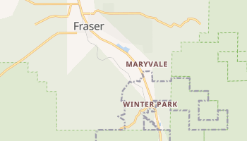 Fraser, Colorado map