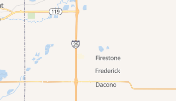 Frederick, Colorado map