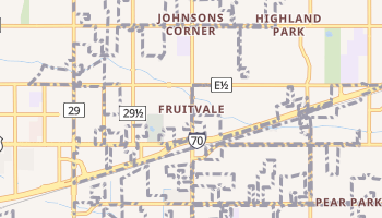 Fruitvale, Colorado map