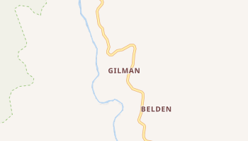 Gilman, Colorado map