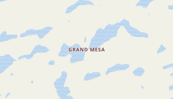Grand Mesa, Colorado map