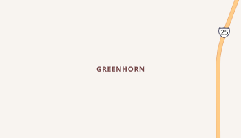 Greenhorn, Colorado map