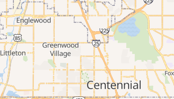 Greenwood Village, Colorado map