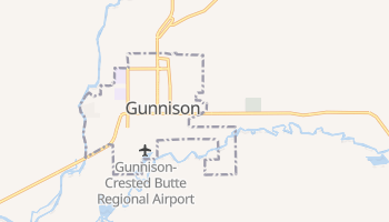 Gunnison, Colorado map
