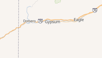 Gypsum, Colorado map