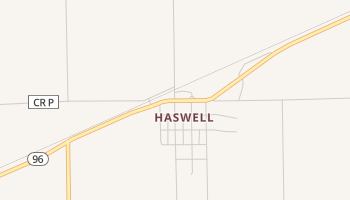 Haswell, Colorado map