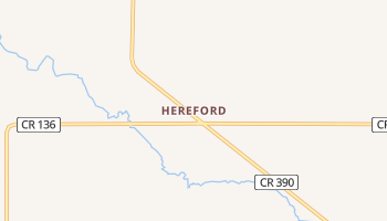 Hereford, Colorado map