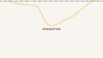 Hiawatha, Colorado map