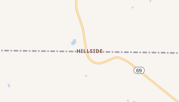 Hillside, Colorado map