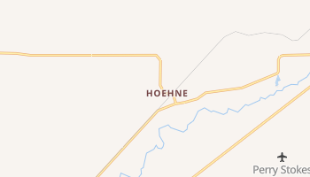 Hoehne, Colorado map