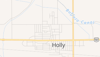 Holly, Colorado map